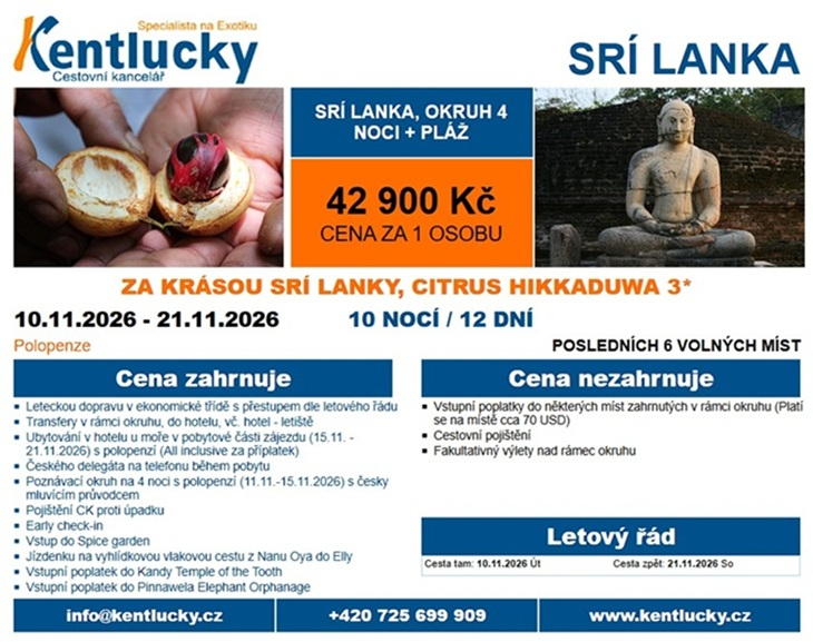 ZA KRÁSOU SRÍ LANKY